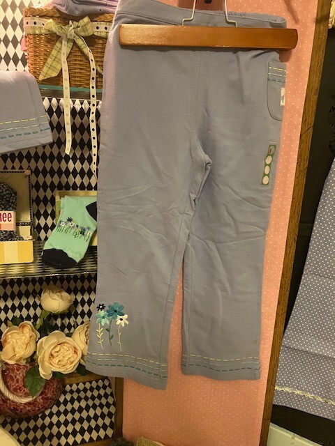 Your CHOICE 2002 Gymboree Spring Showers NWT pants sweater top leggings hat hair