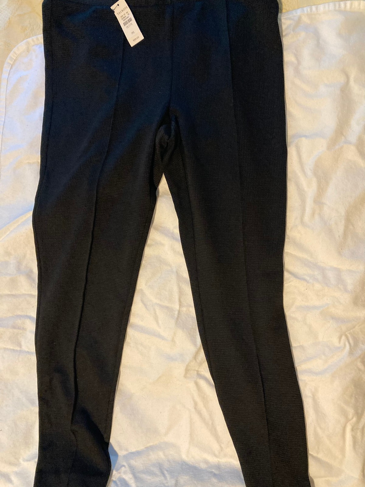 Talbots skinny ankle pants small petite, slate gray NWT
