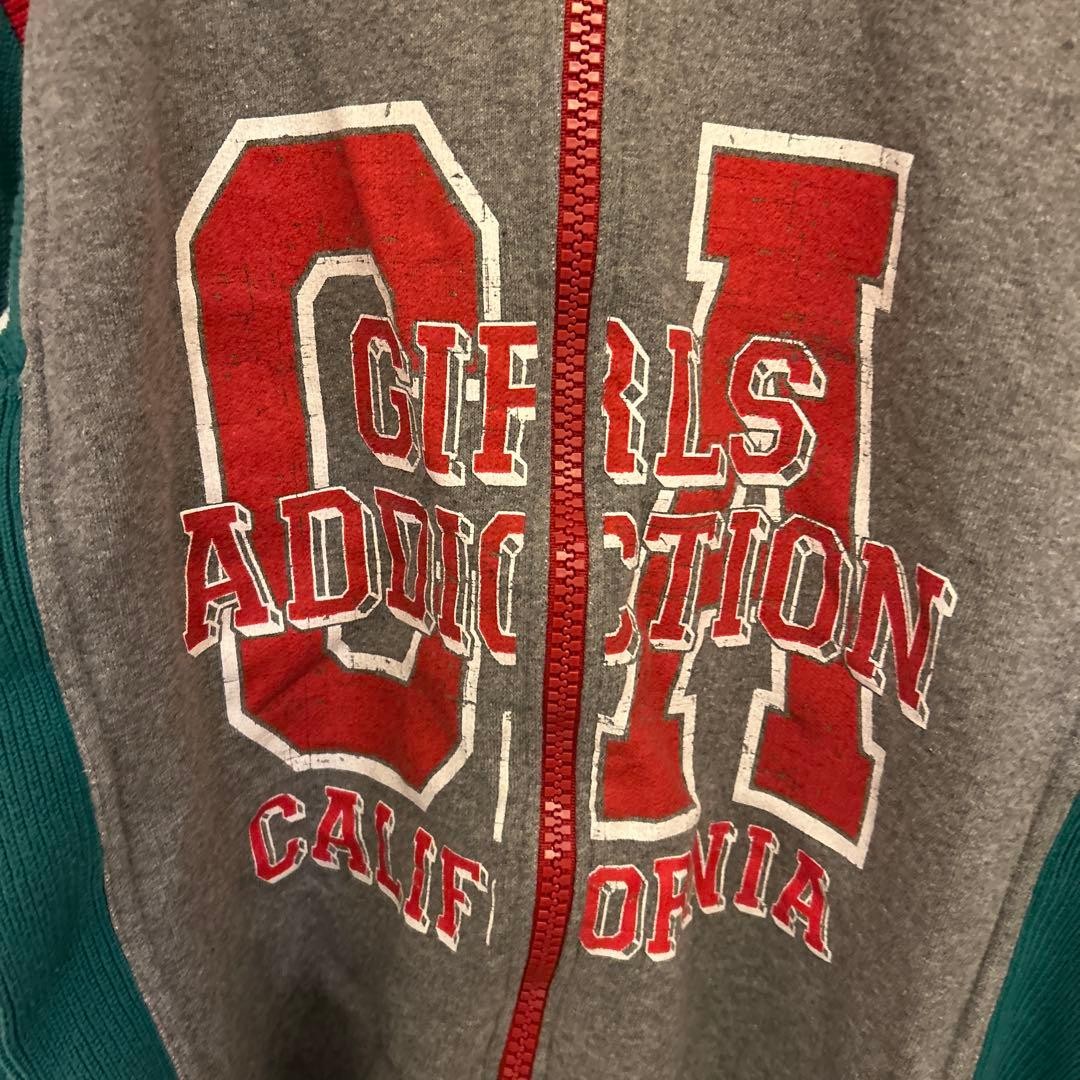 Excellent Condition DOLCE AND GABBANA Zip up Hoodie Top Gray Green from Japan