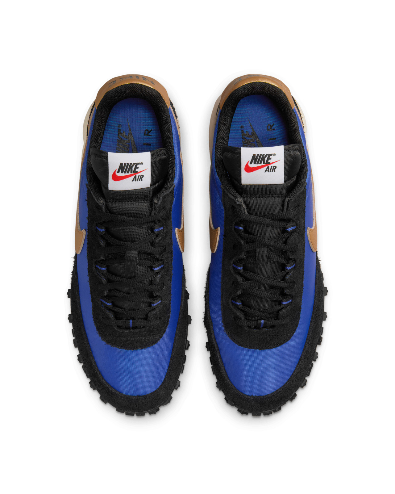 Nike Air Max Waffle SP “Black and Hyper Blue” FV6946-400 Sneakers New [US5-12]