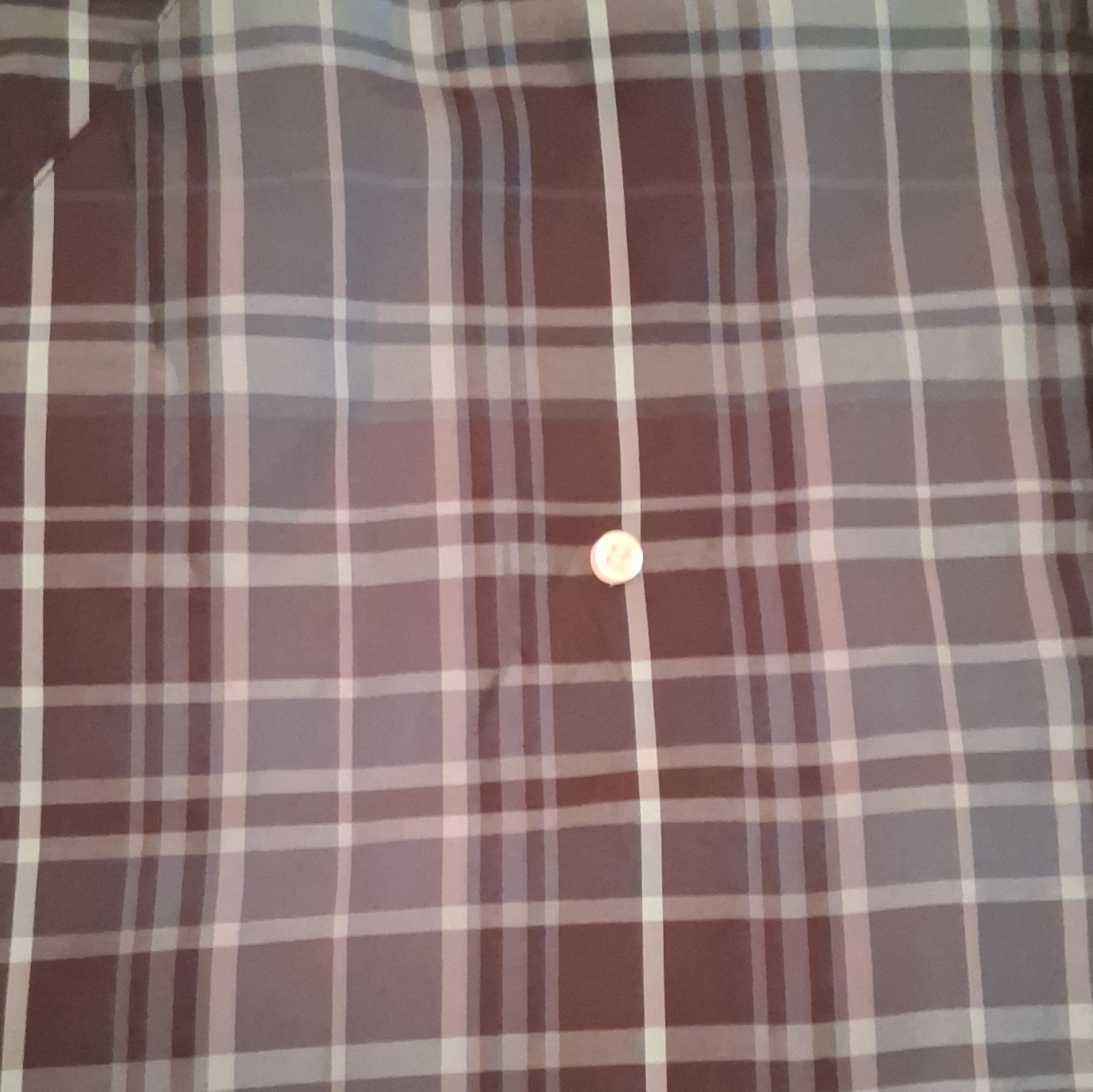 Ann Taylor Women’s Teal Green Black Plaid Collared Button-Up Long Sleeve Shirt 6