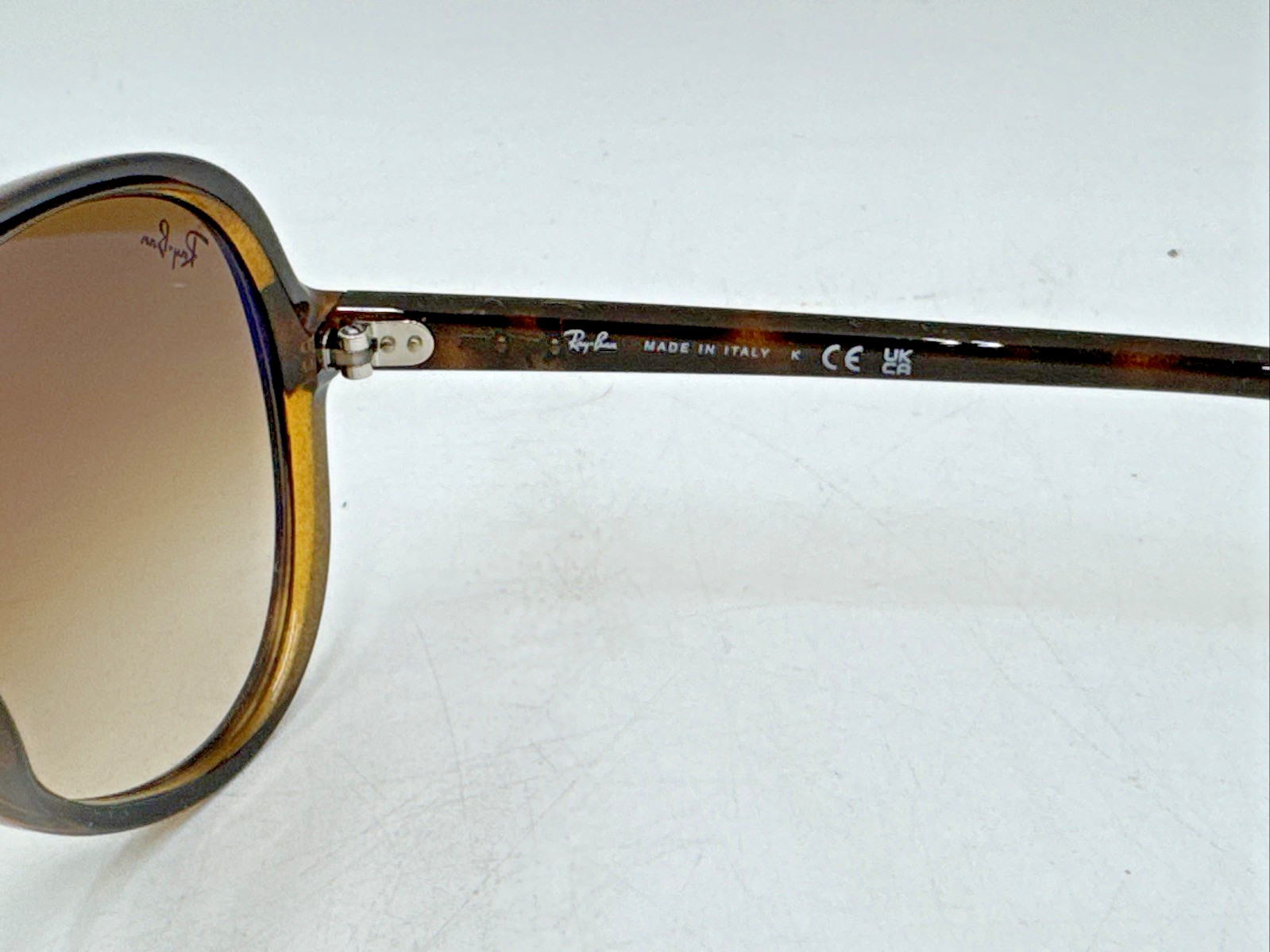 Ray-Ban RB4125 710/51 Aviator Sunglasses – Matte Havana