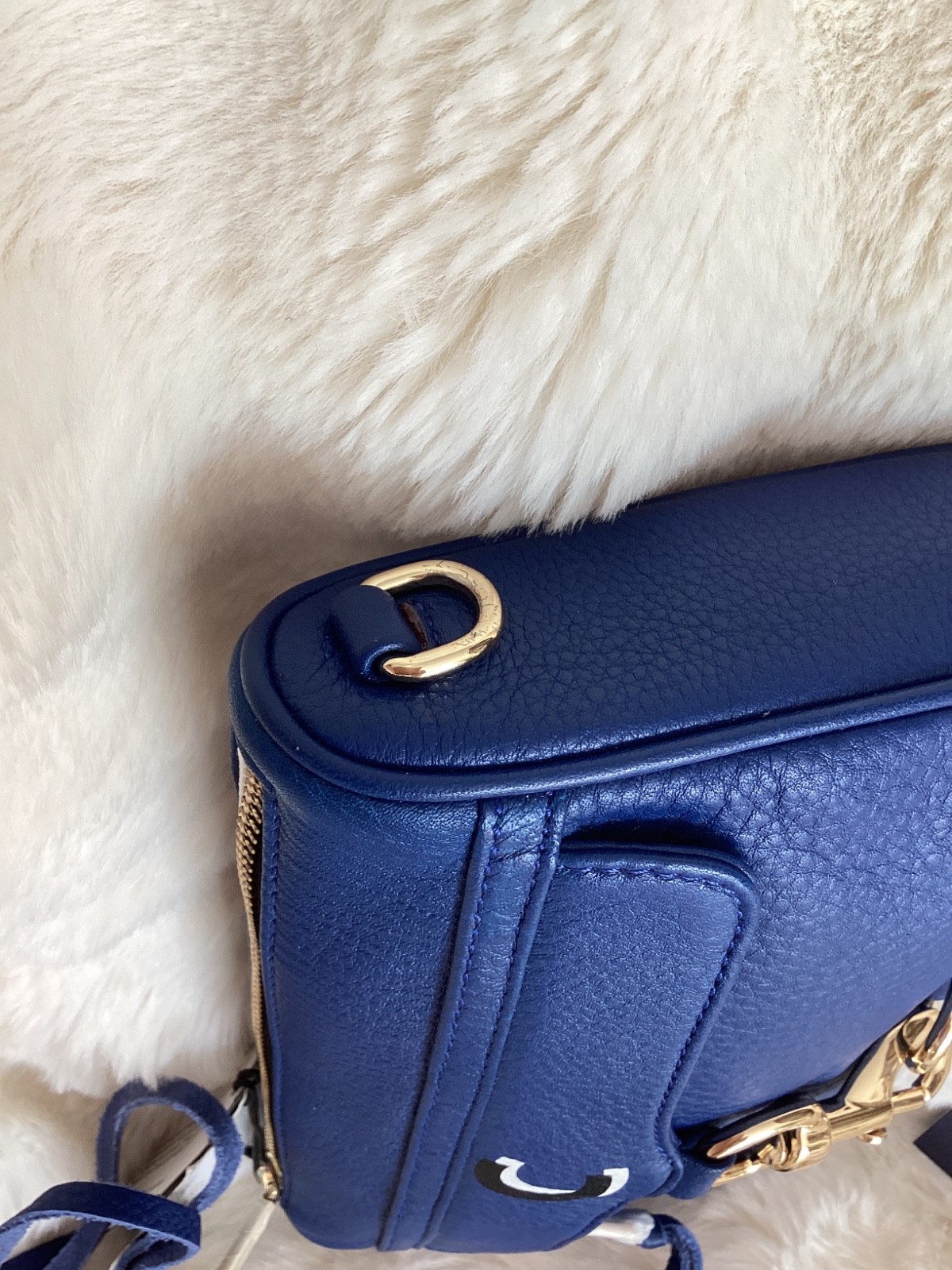 Rebecca Minkoff Mini MAC Limited Edition Initial C Crossbody Blue NewWTags
