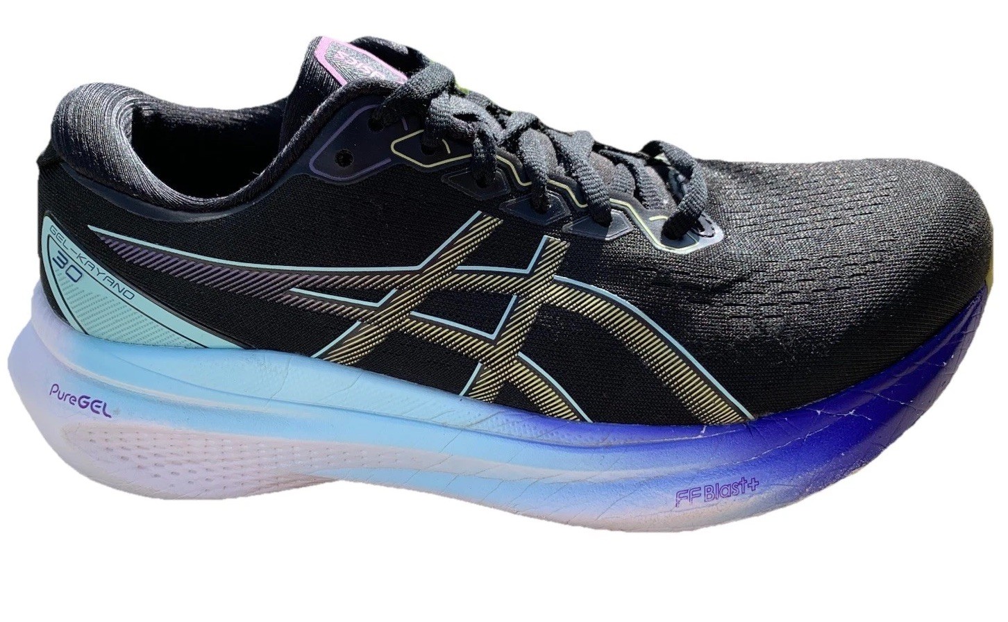 Size 8.5 – Asics Gel-Kayano 30 Shoes Womens Black Running Road Sneaker 1012B357