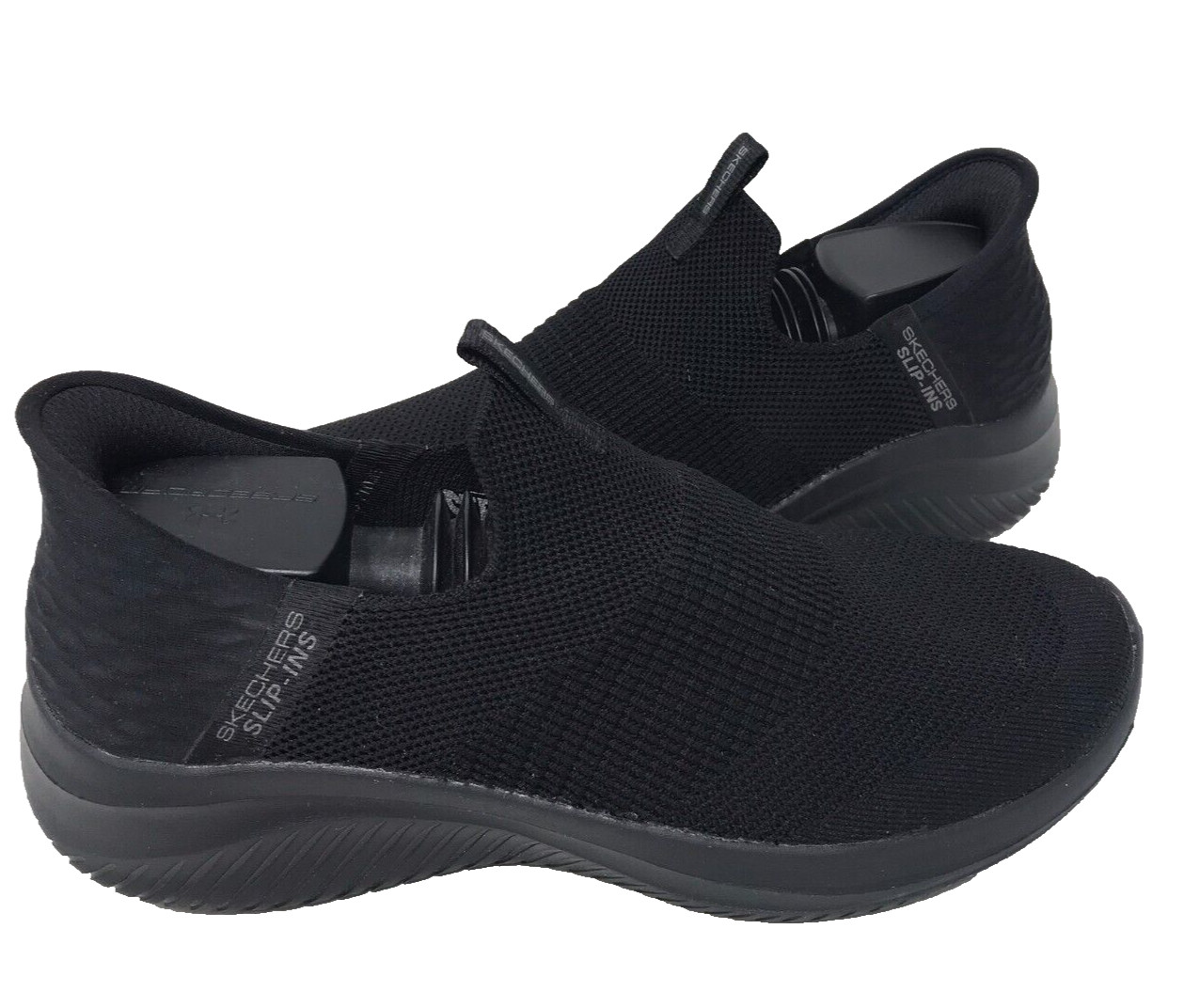 Skechers Women’s Slip-Ins Ultra Flex 3.0 Cozy Streak Shoes Blk WIDE Size:8 201H