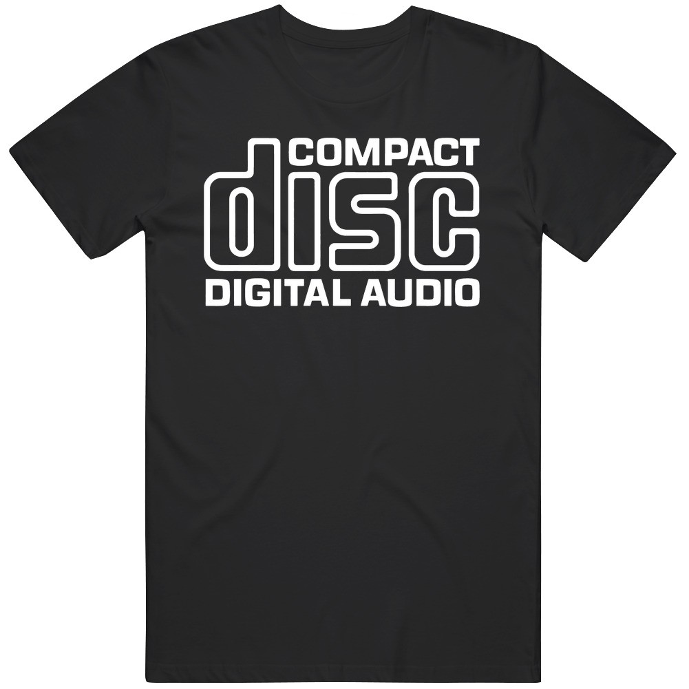 CD Compact Disc Retro music player audio mp3 90s Fan Cool Gift T Shirt