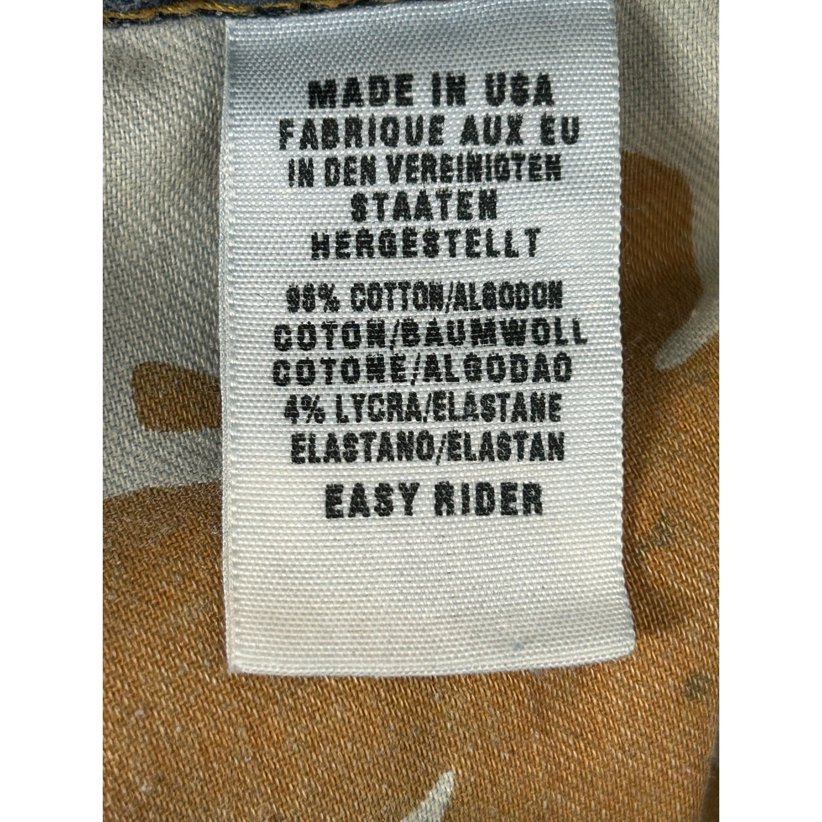 Lucky Brand Easy Rider Womens 6 28 Button Fly Straight Leg Jeans 32.5 Inseam