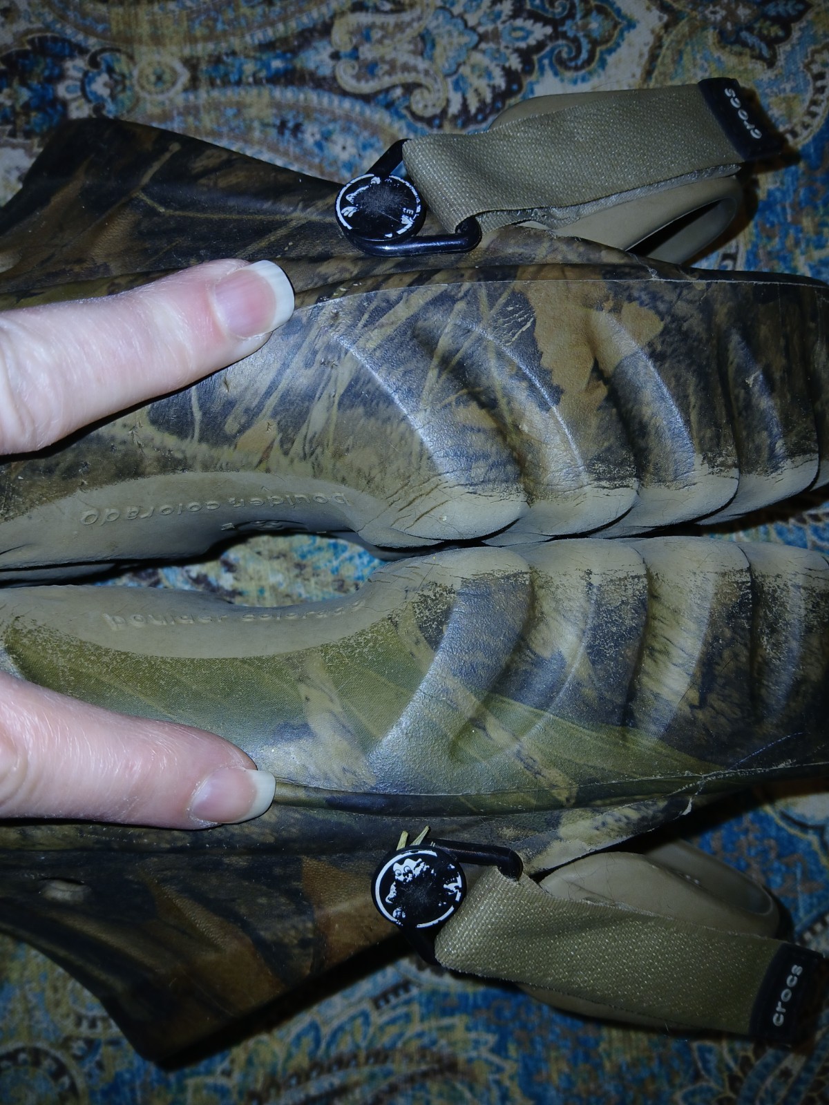 TrueTIMBER Crocs Off-Road O2 Octane Outdoor Crocs for Men CAMOUFLAGE Adjustable