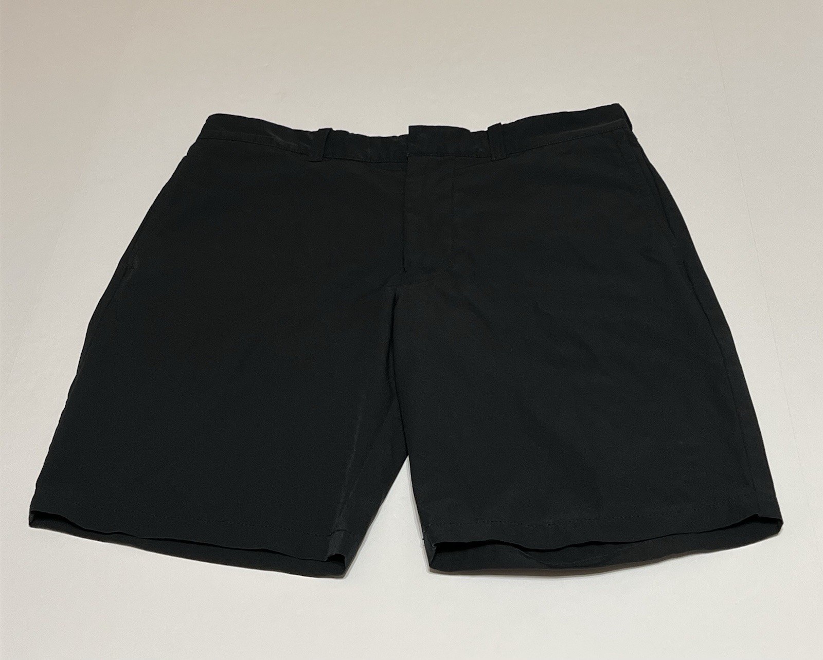 J Crew Mens 9″ Tech Stretch Chino Shorts Black Size 31 Golf
