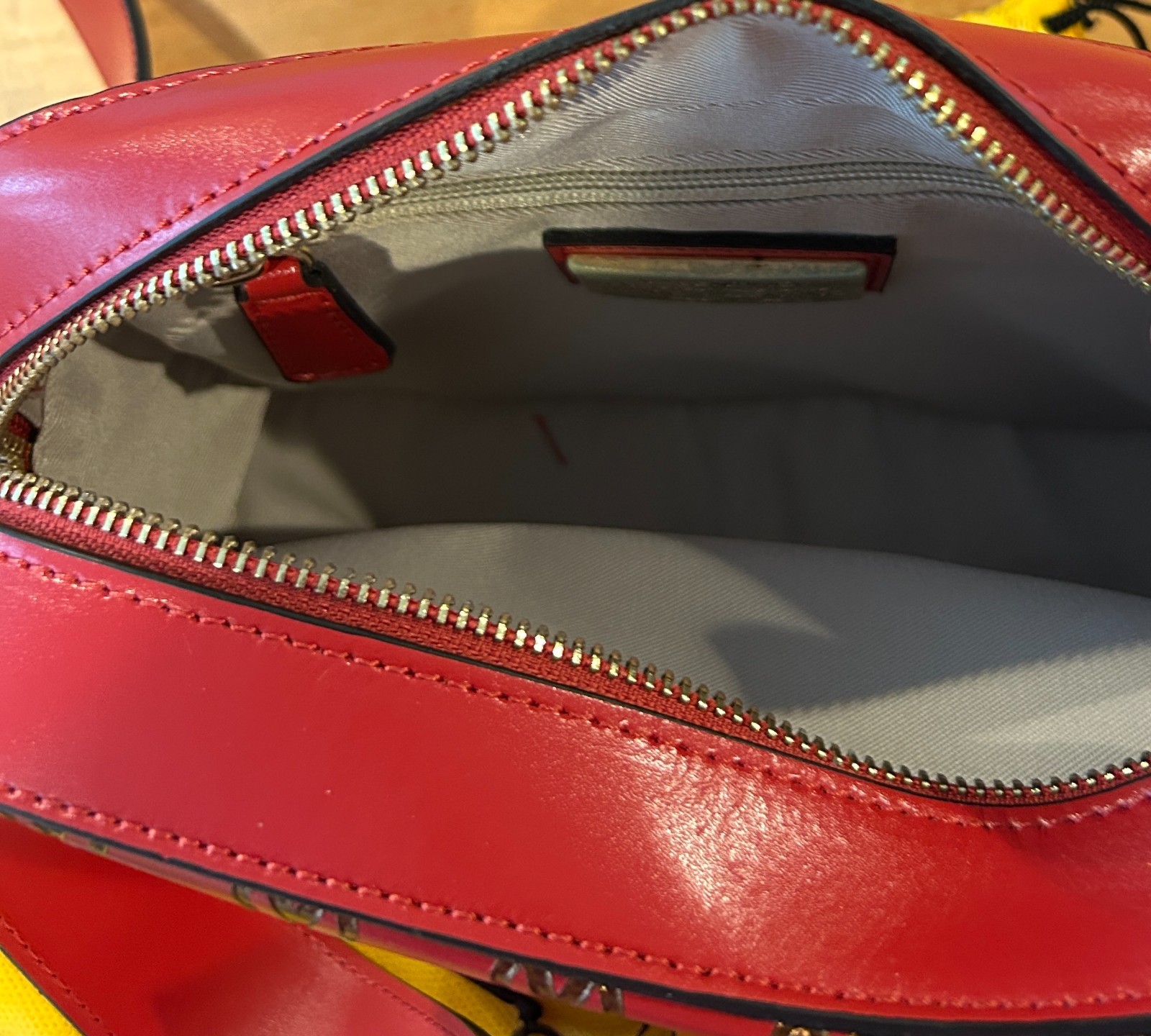 Valentino Babette Monogram Crossbody Bag Red/Dark Magenta Brand New