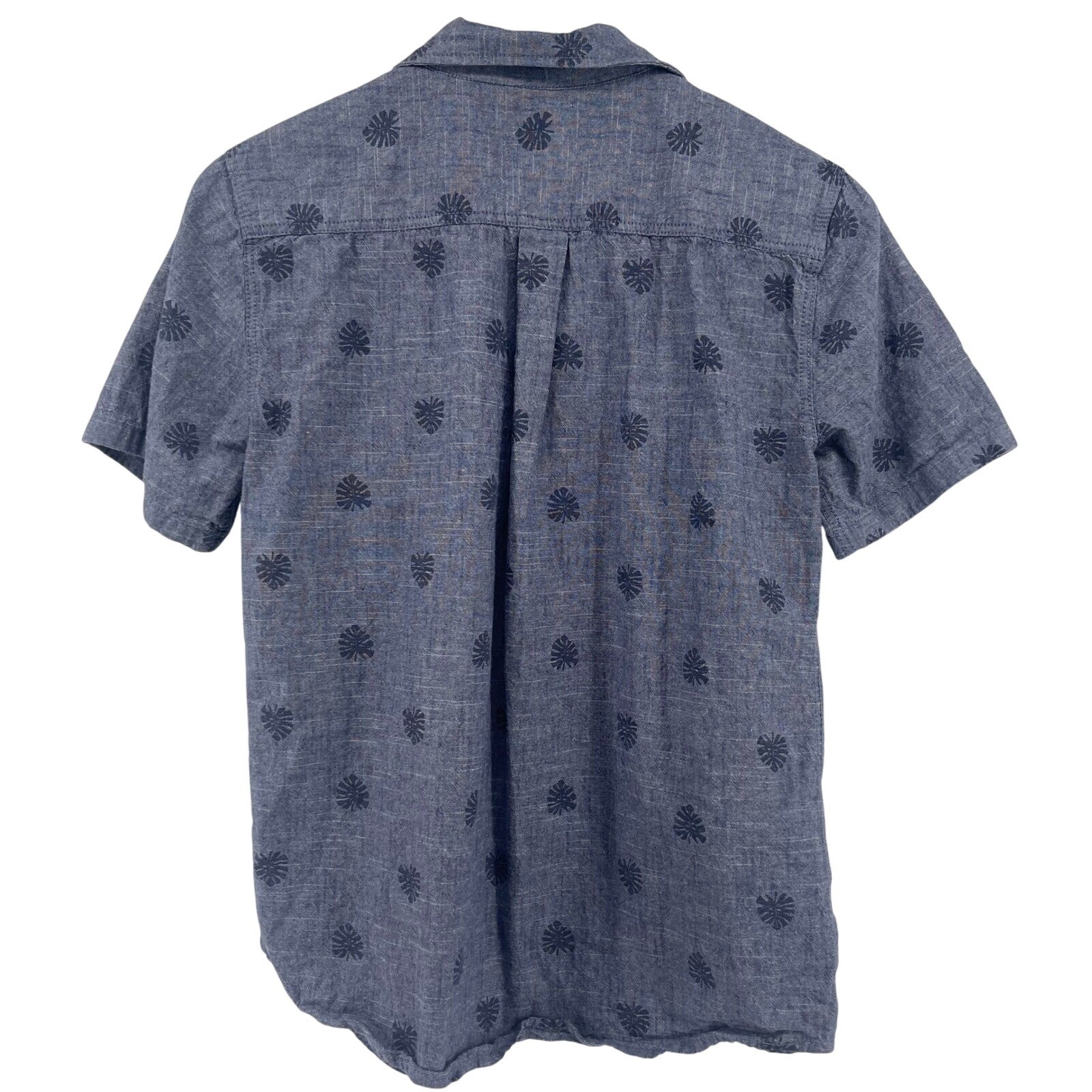 Tommy Bahama Button Up Shirt Leaf Print Short Sleeve Kids XXL