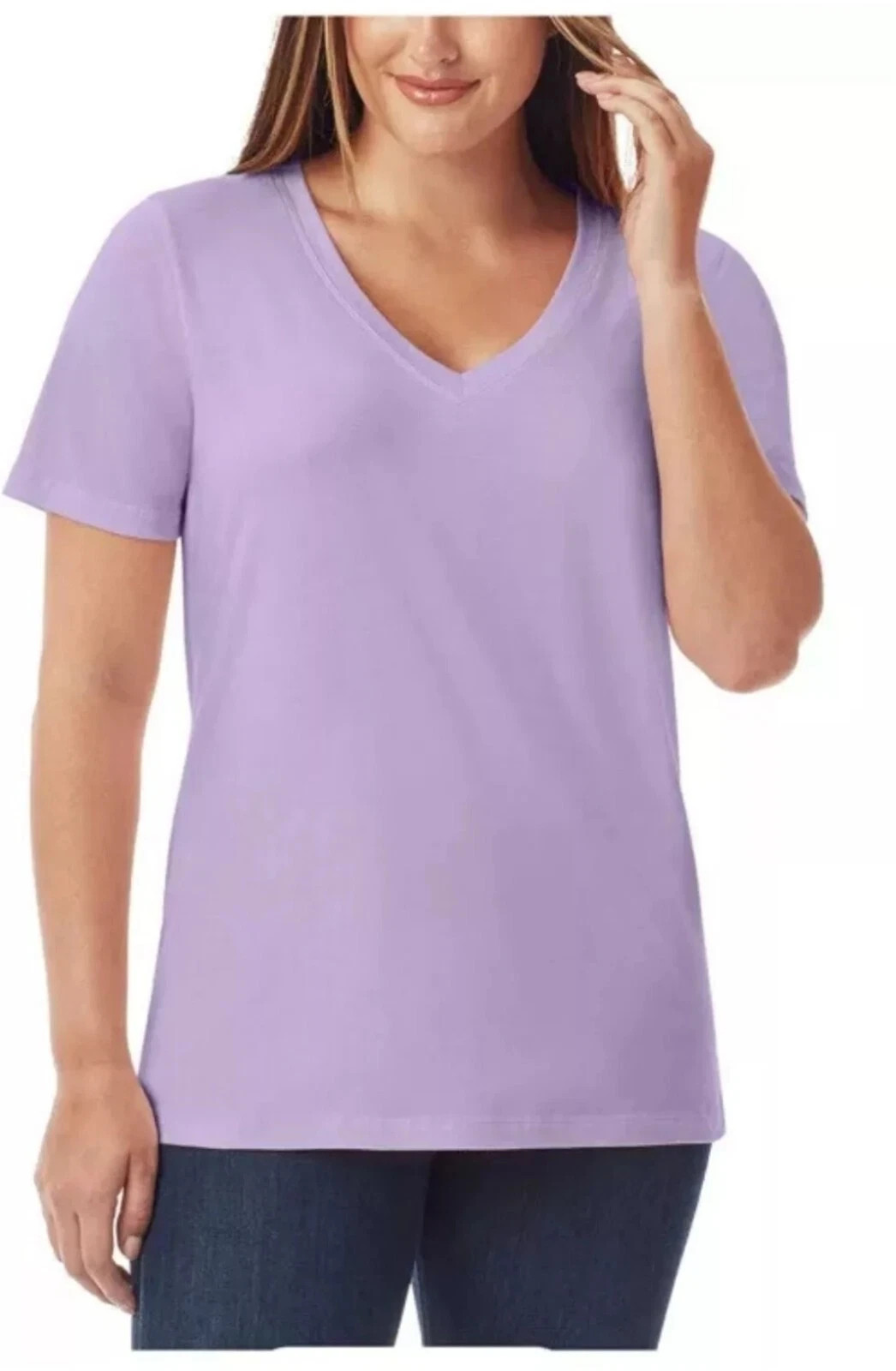 Member’s Mark Women’s Soft V-Neck Tee XS–XXL Choose color & size NWT