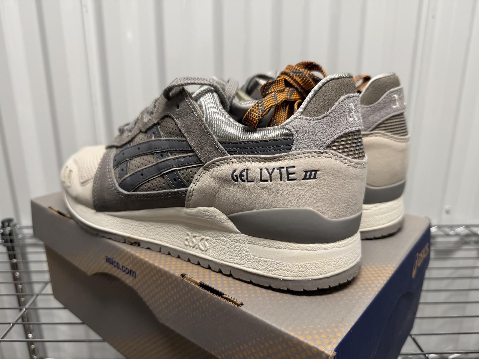 Size 10.5 – ASICS Gel-Lyte III “Snowman” Sneakers Vintage Kith H42NK 2014