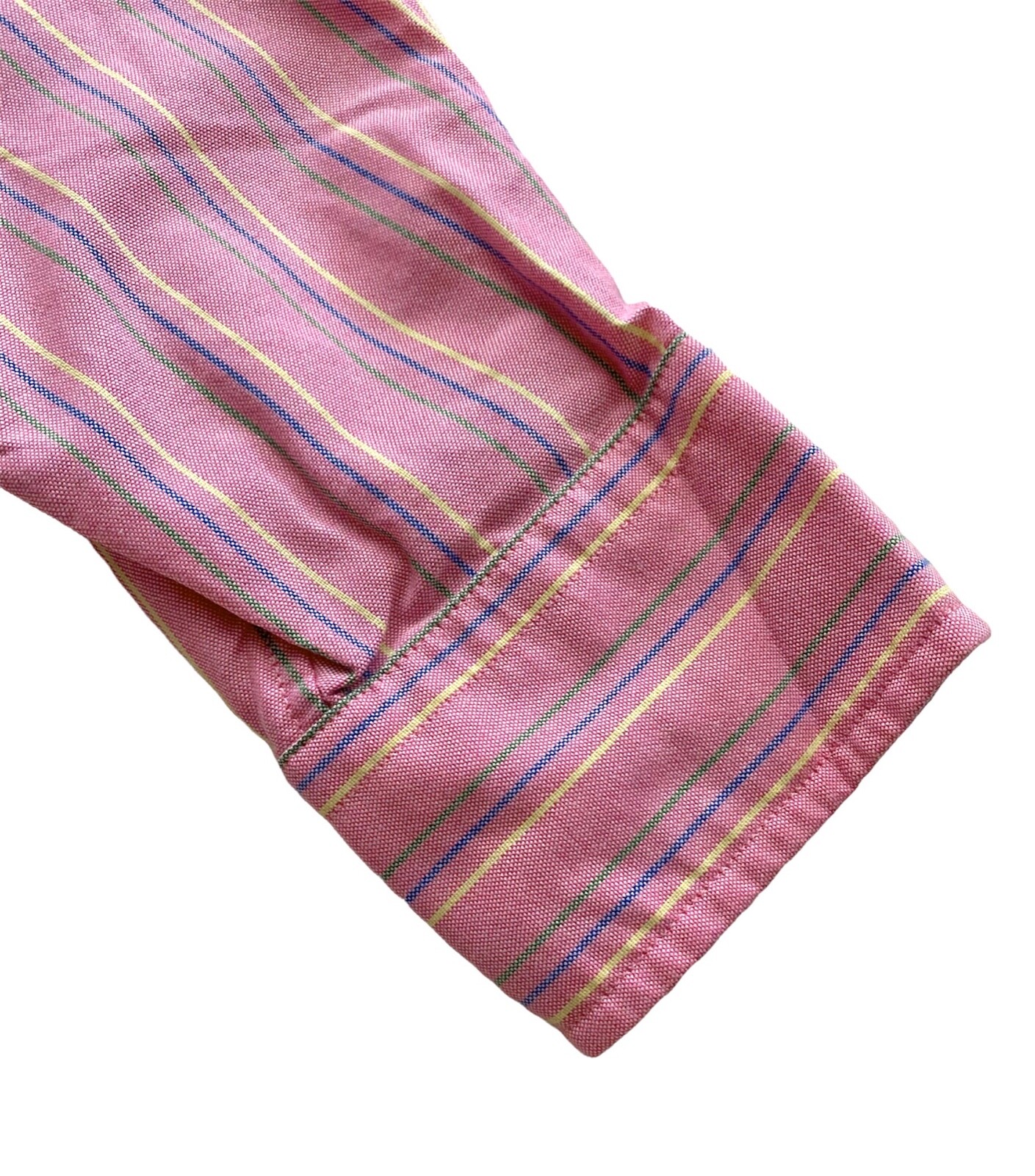 Daniel Cremieux Classics Nwt Cotton Pink Multi Stripe Long Sleeve Shirt Large L