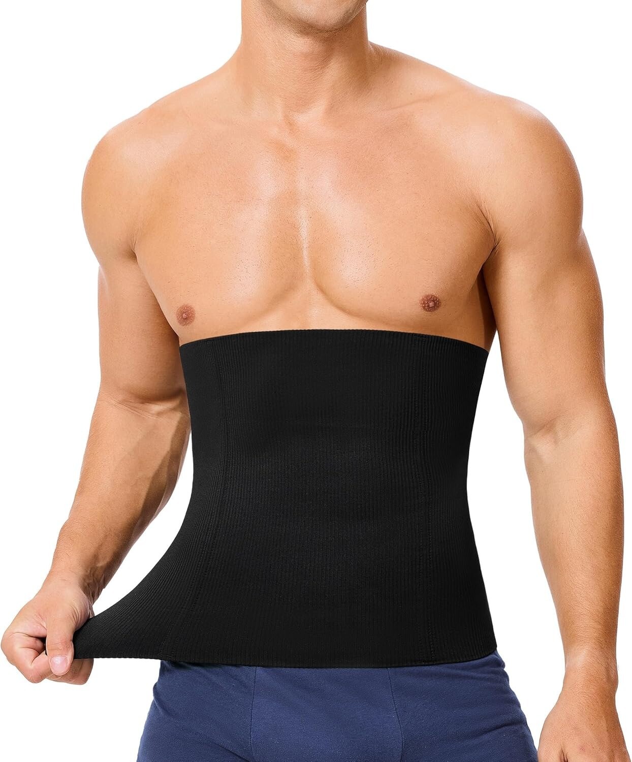 Mens Waist Trainer Shapewear Compression Tummy Control Body Shaper Belt Slimming