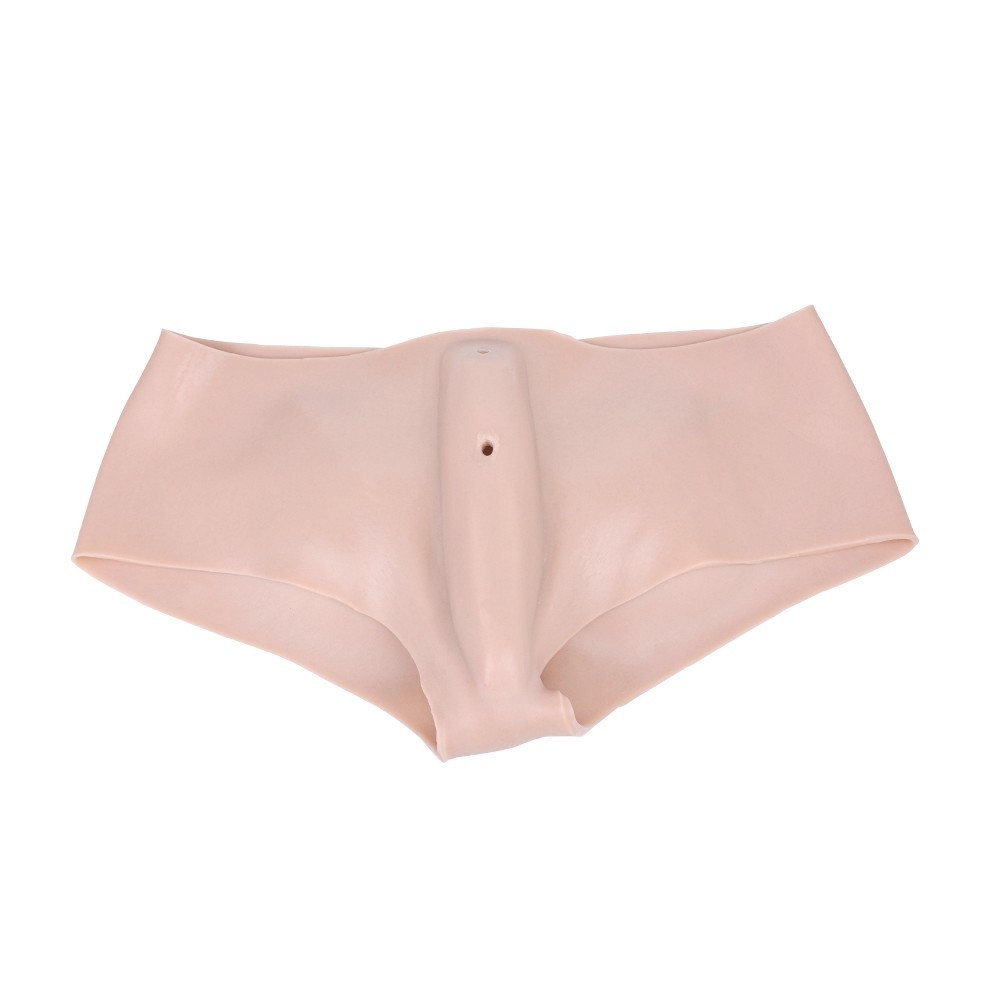 FAAK Silicone Fake Vagina Pant Hip Enhancer Transgender Panties For Crossdresser