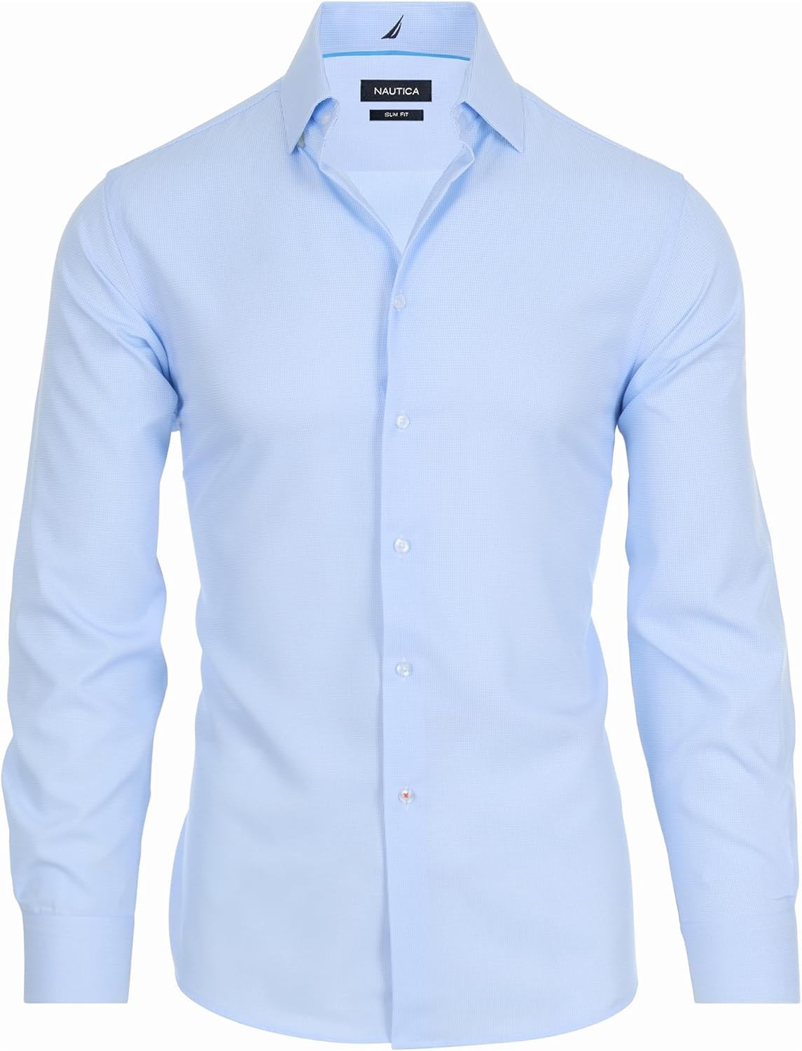 Nautica Slim Fit Mens Dress Shirts Long Performance Fabric Wrinkle Free 4Way
