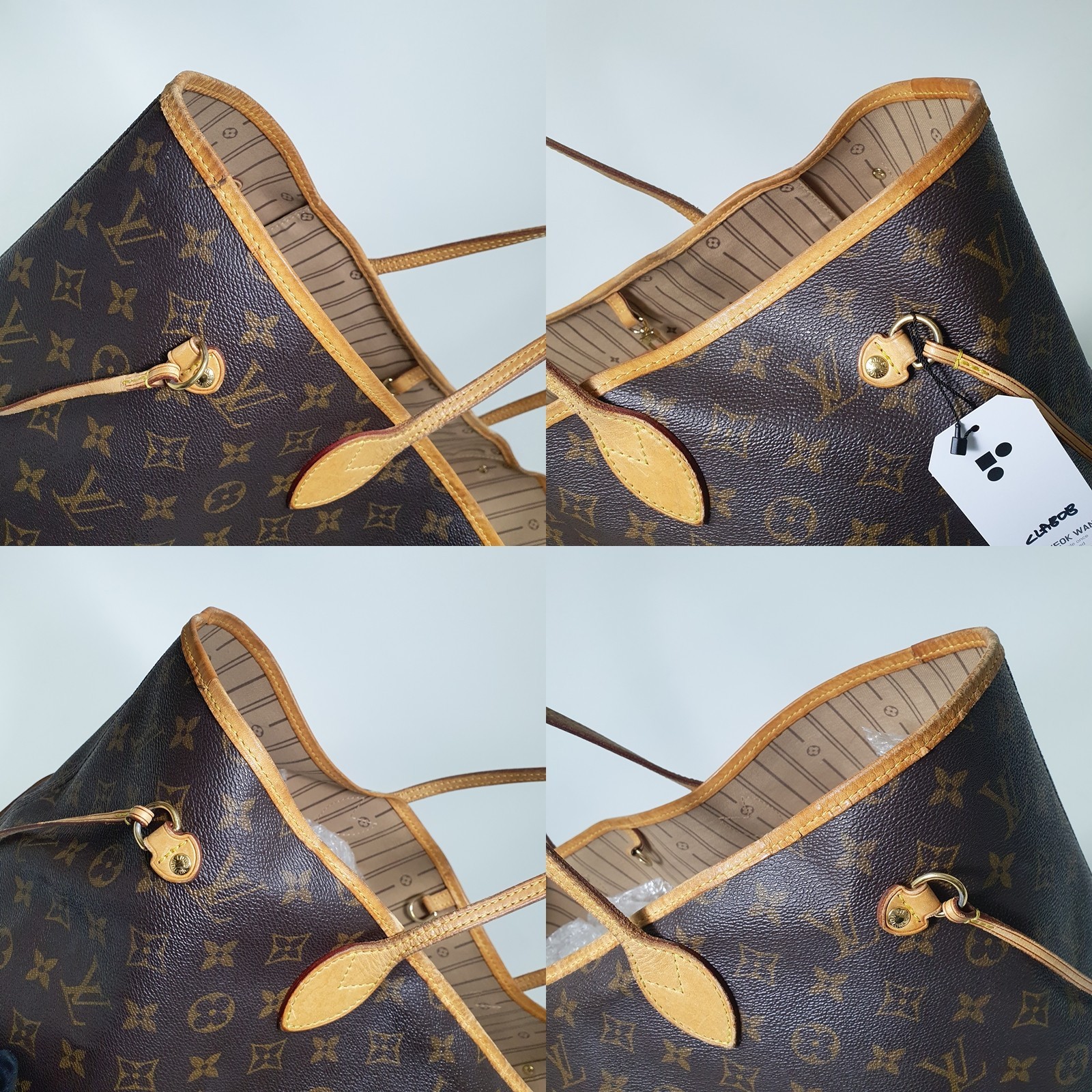 TARIFF FREE Authentic Louis Vuitton Neverfull GM Monogram M40157 Dust Bag CLA808