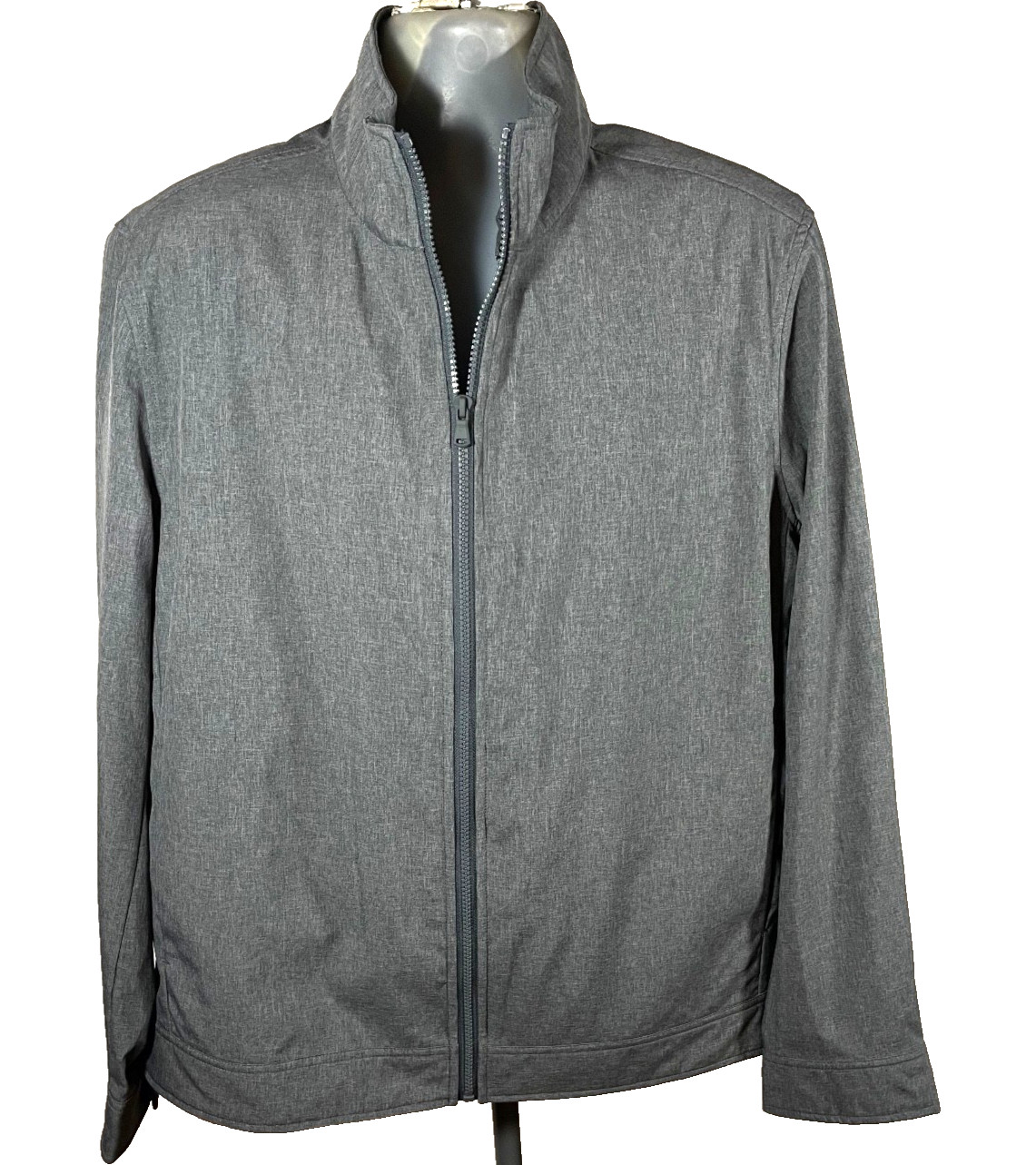Zachary Prell Men’s Gray 3-in-1 Jacket XL Removable Quilted Vest Layered Zip Up