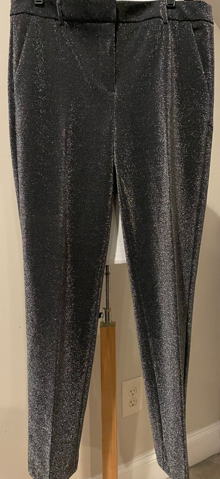 DALIA Womens Black Sparkily Evening Occasion Pants NWT – Sz 10