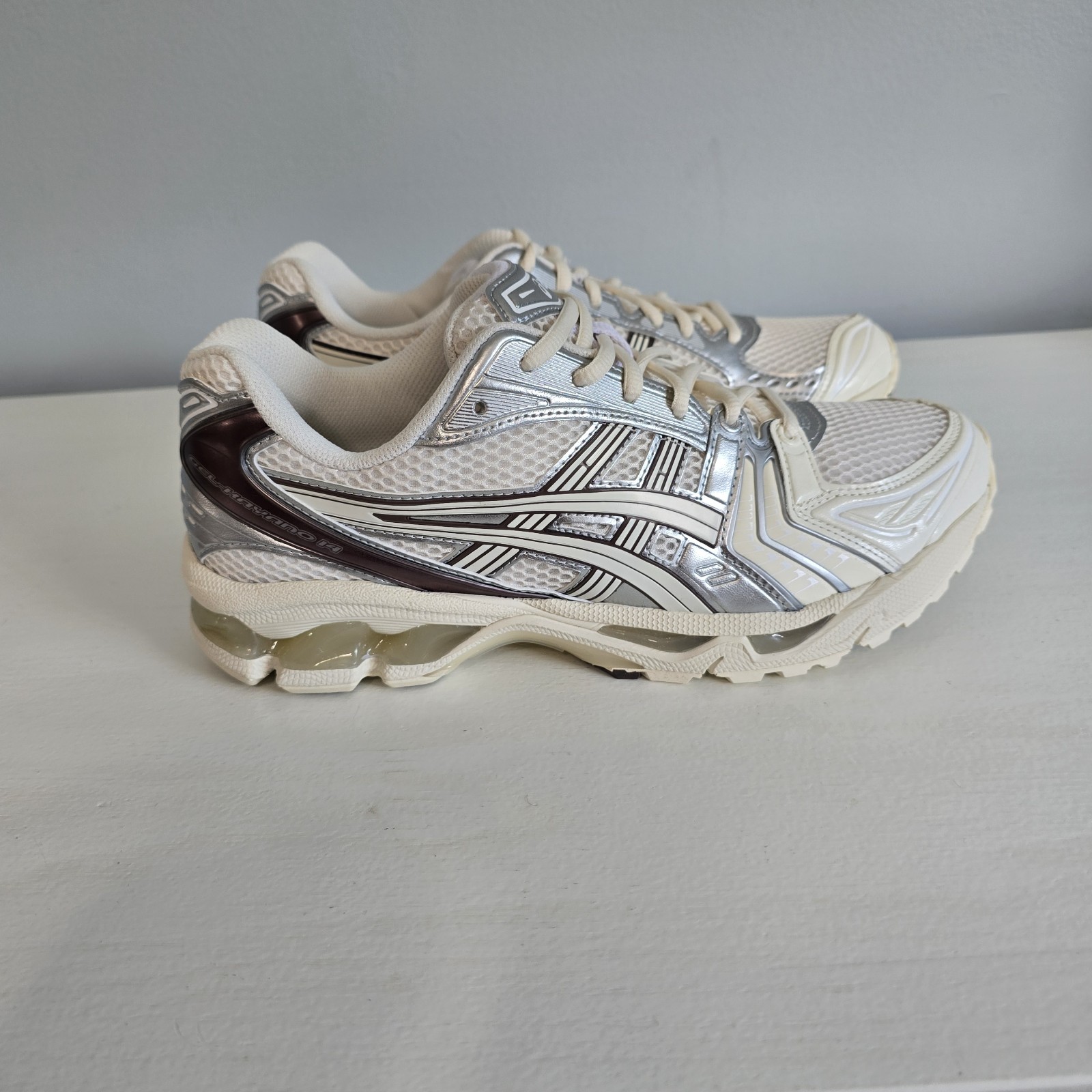 Asics Gel-Kayano 14 Cream Cocoa Powder Men Shoes Size 9 1203A537-118