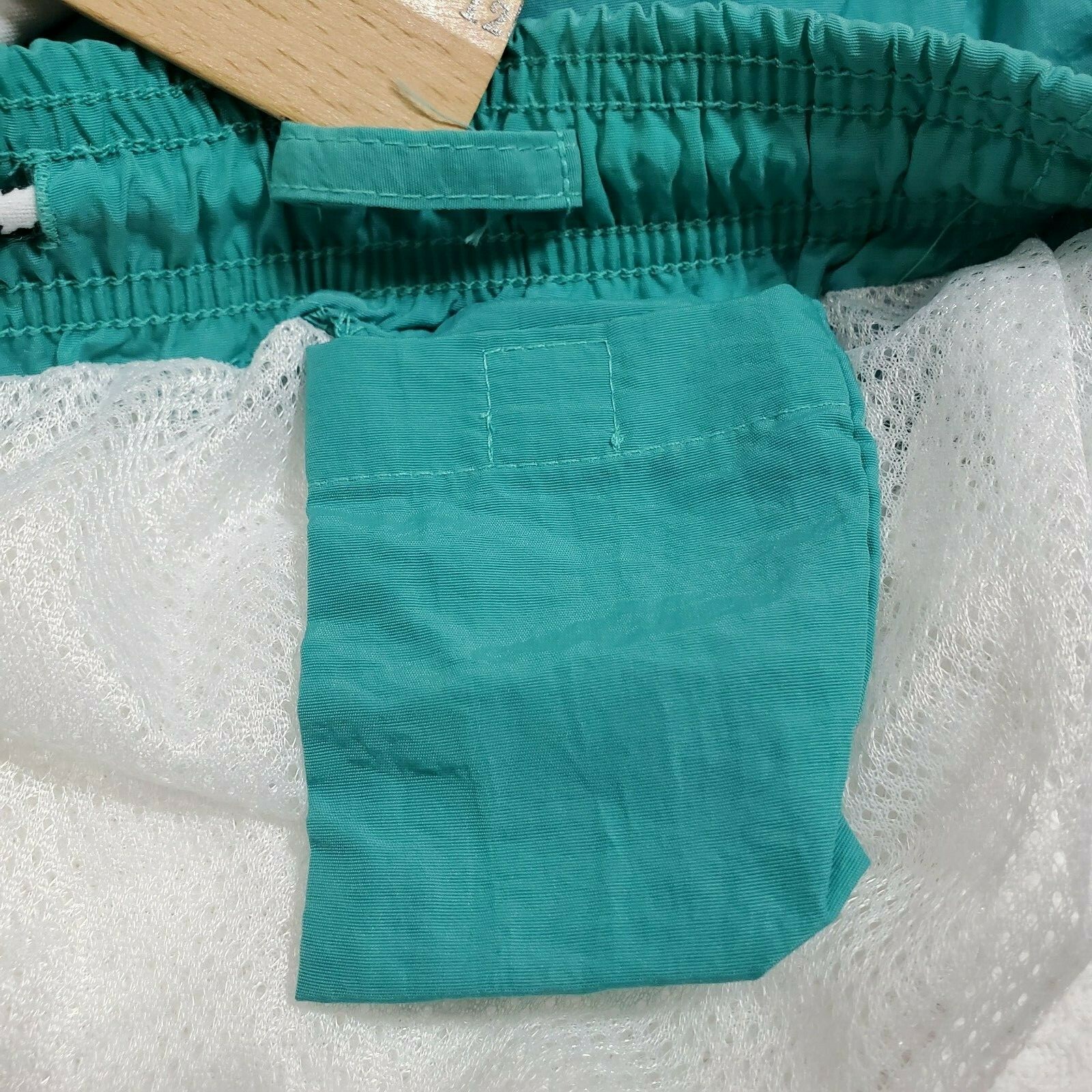 Maamgic Quick Dry Swim Trunks Teal Mesh Lined Board Shorts Mens XL