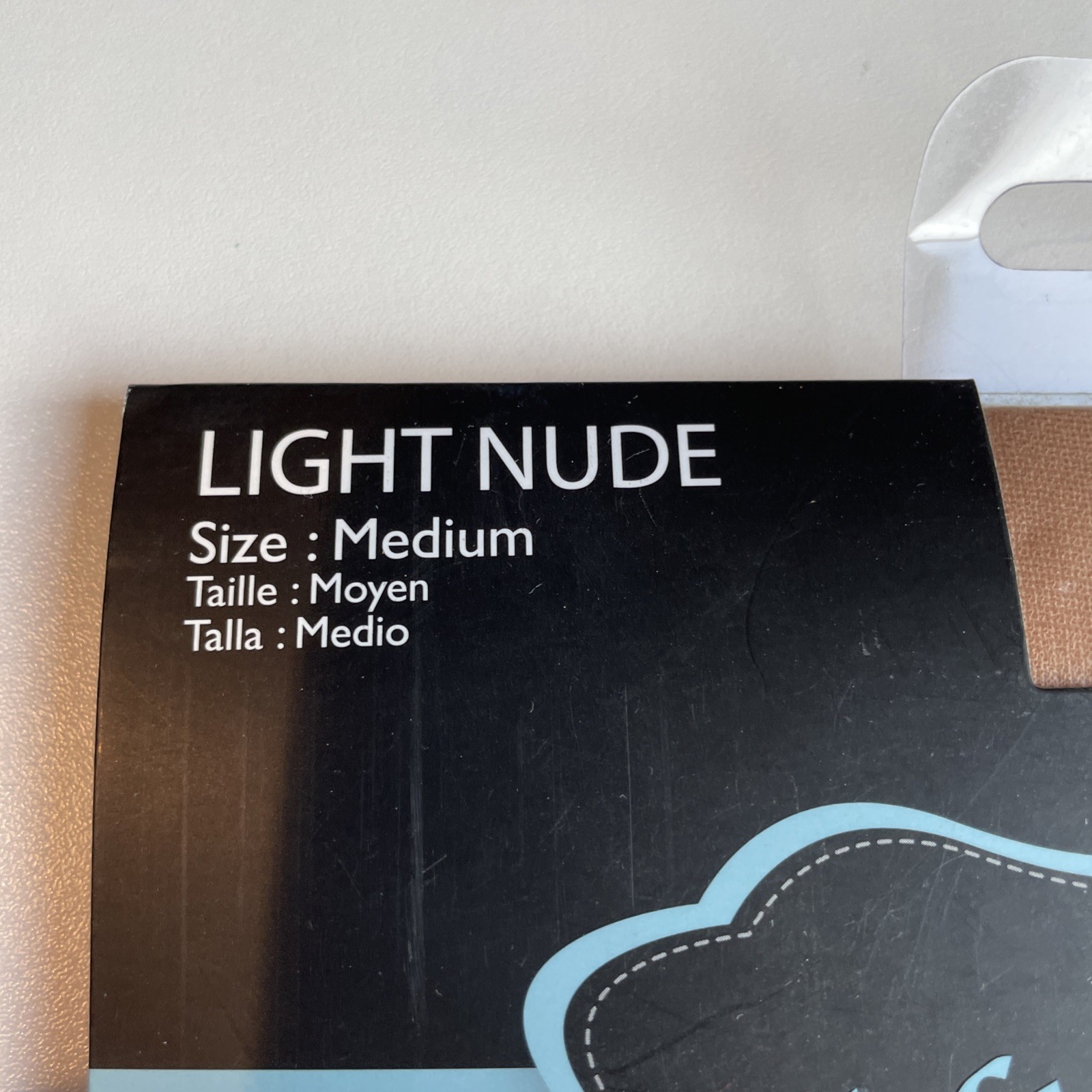 2 Shapeing Tights Shapewear Size M Nude Black Smoothes Shapes Tummy Control NEW