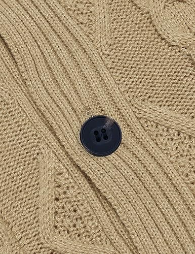 COOFANDY Mens Shawl Collar Cardigan Sweater with Pockets