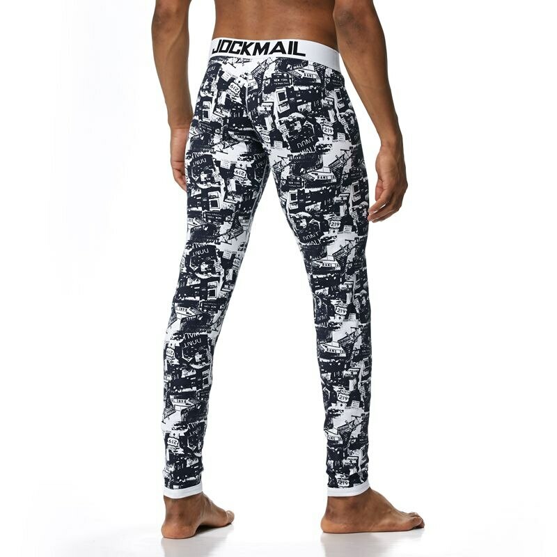 Thermo Underwear Lingerie Cotton Pants Men Thermal Fleece Warm Pants Long Johns