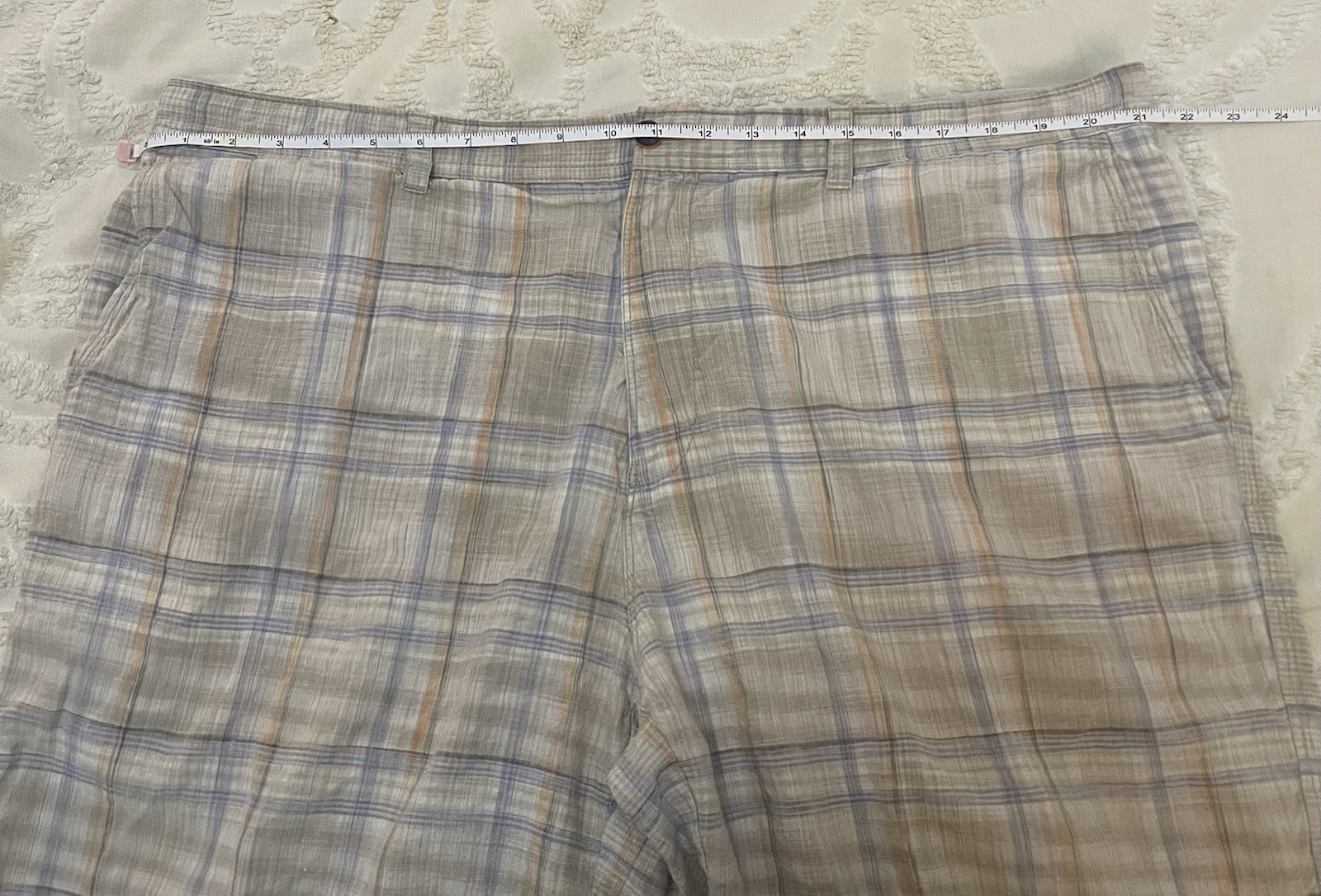 Tommy Bahama Lot Of 3 Plaid Shorts Men’s Size 42 Flat Front Various Designs