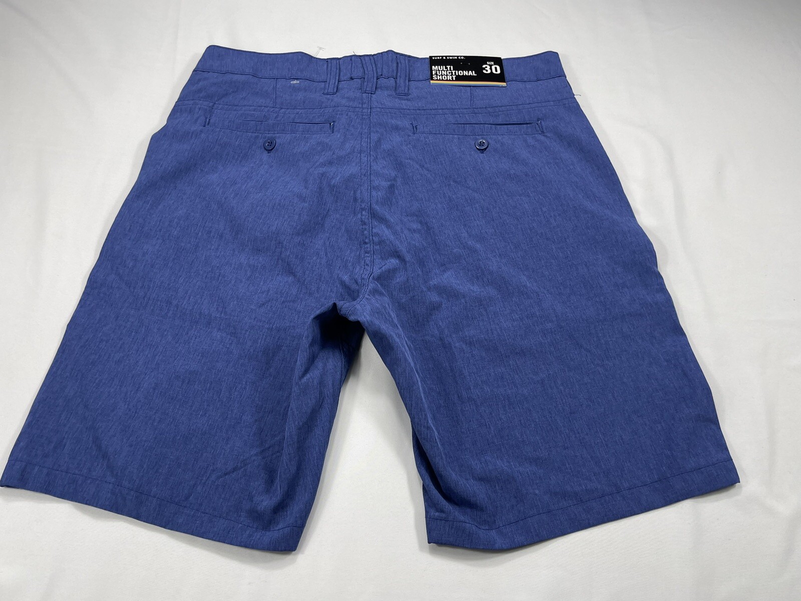 ✅ New ✅Surf And Swim Co Multi Functional Short ✅Moody Blue ✅Mens ✅30 ✅Chambray