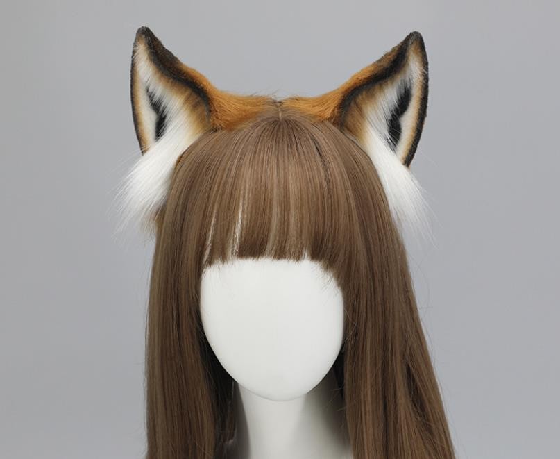 Handmade Fox Nick Ear Headband Husky Tail Ear Cosplay Exotic