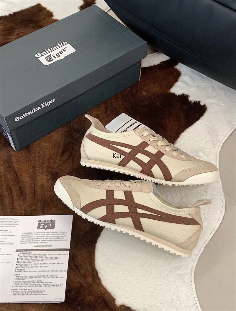 2026 NEW Onitsuka Tiger Mexico 66 Beige Suede Brown new with box nice
