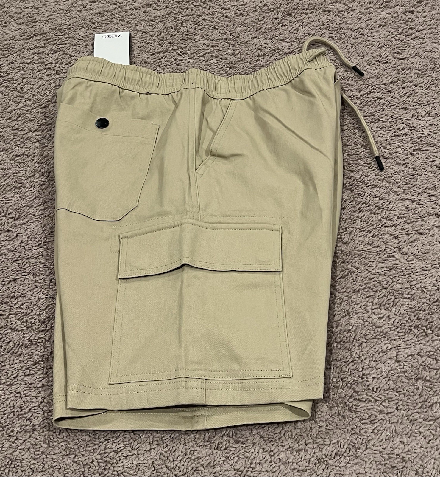 Wesc Men’s Tan Cargo Shorts Adult Medium 32 Waist – 8 Inseam NWT