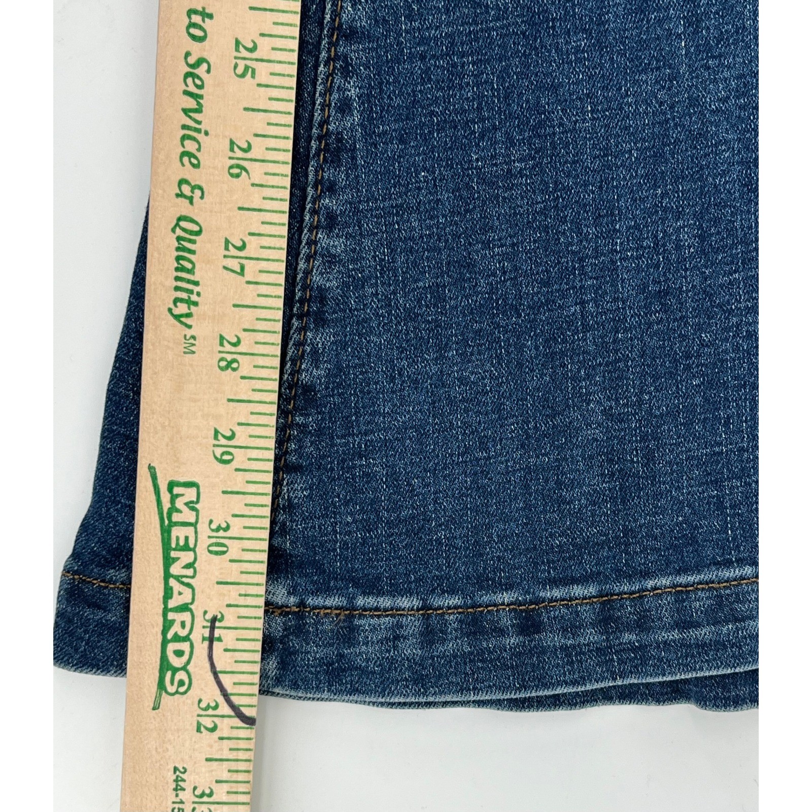 Wrangler Womens High Rise Flare bell bottom Jeans Blue Laney Wilson 27×32
