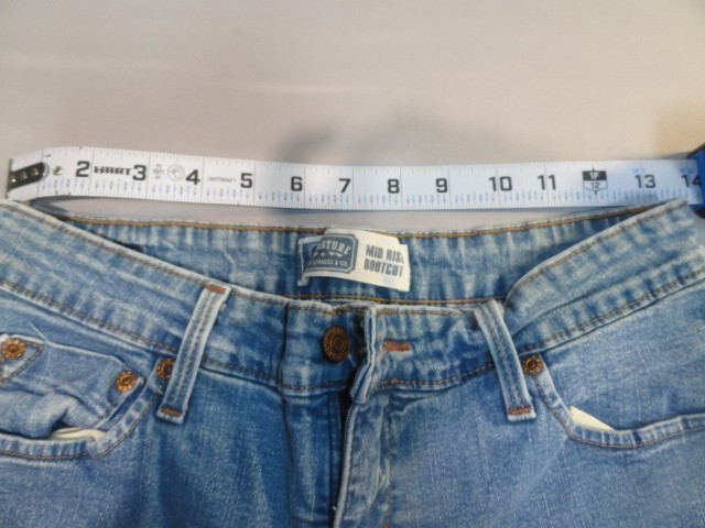 EUC SIGNATURE by LEVI STRAUSS & CO. COTTON BLEND DENIM BLUE JEANS PANTS 6 MED