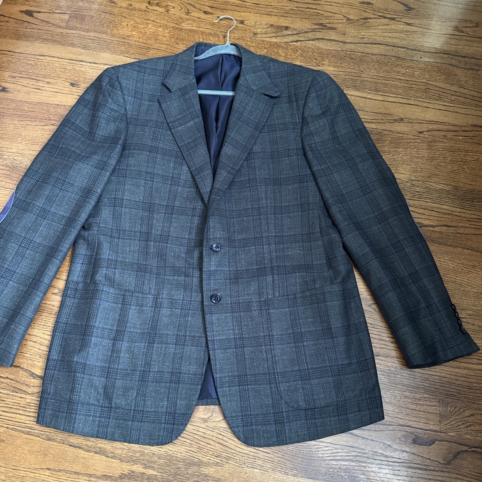 Stefano Ricci Cashmere Wool Silk Plaid Sport Jacket IT 58