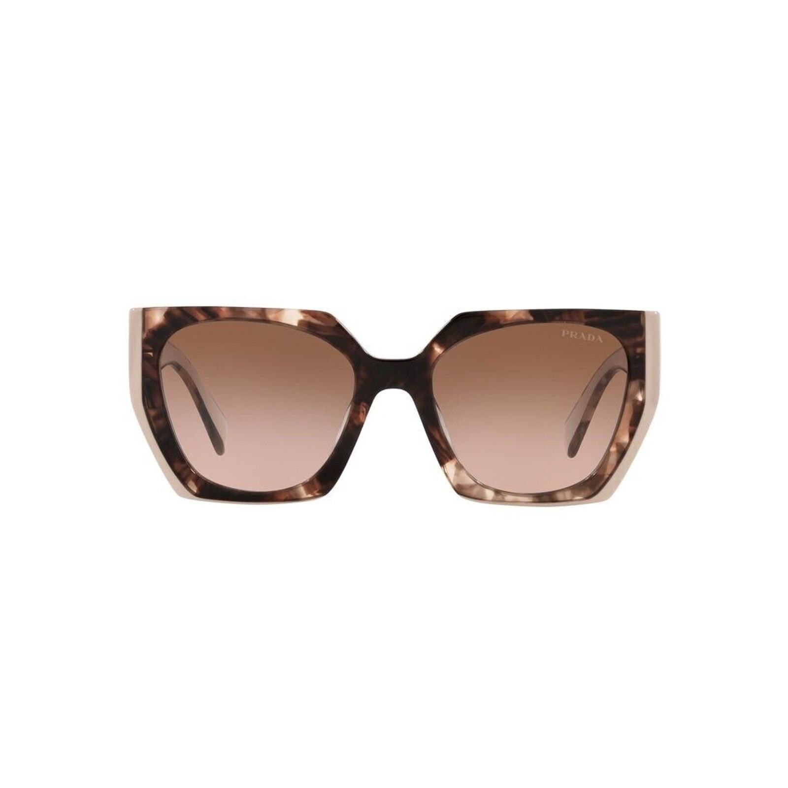 Prada Sunglasses Cateye PR 15WS 01R0A6 Tortoise Powder Pink Brown AUTHENTIC