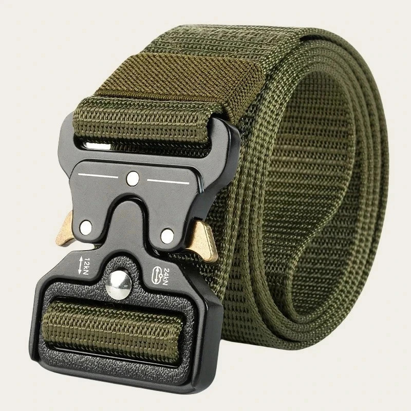 MEN Casual Military Tactical Army Adjustable Quick Release Belts Pants Waistband