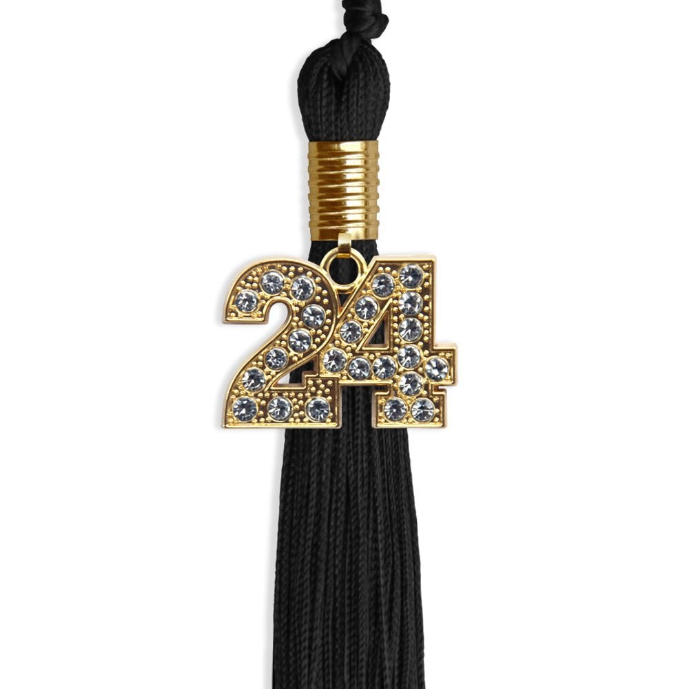 Endea Graduation Black Tassel With Gold Date Drop