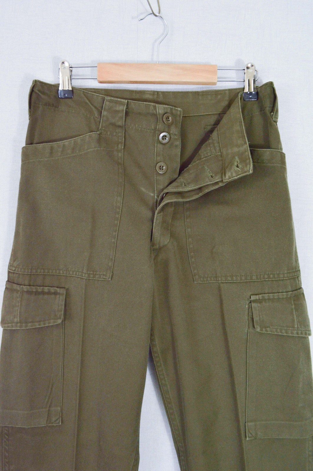 Austrian Fatigue Cargo Trousers Army Green – Various Sizes – 30 32 34 36 38 40