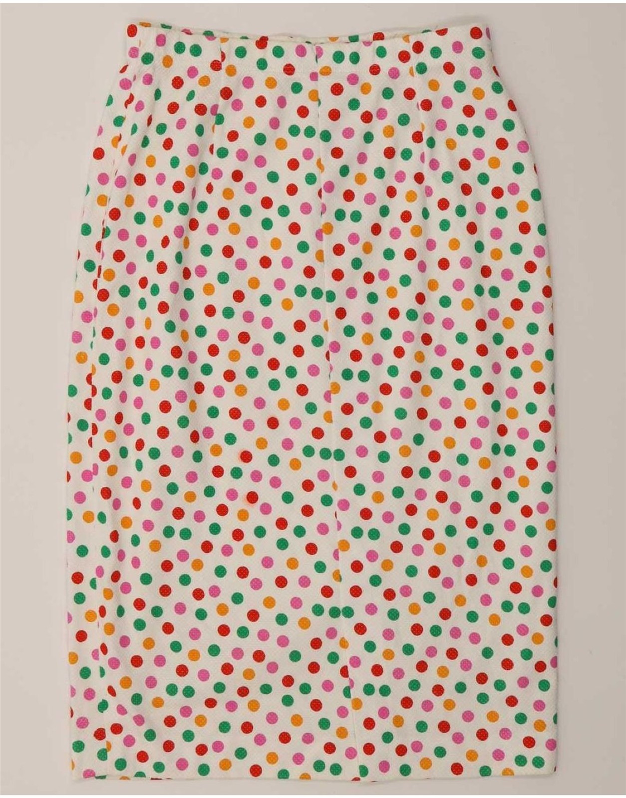 Liola Womens 4 Button 2 Piece Skirt Set IT 46 Large W28 White Polka Dot CH05