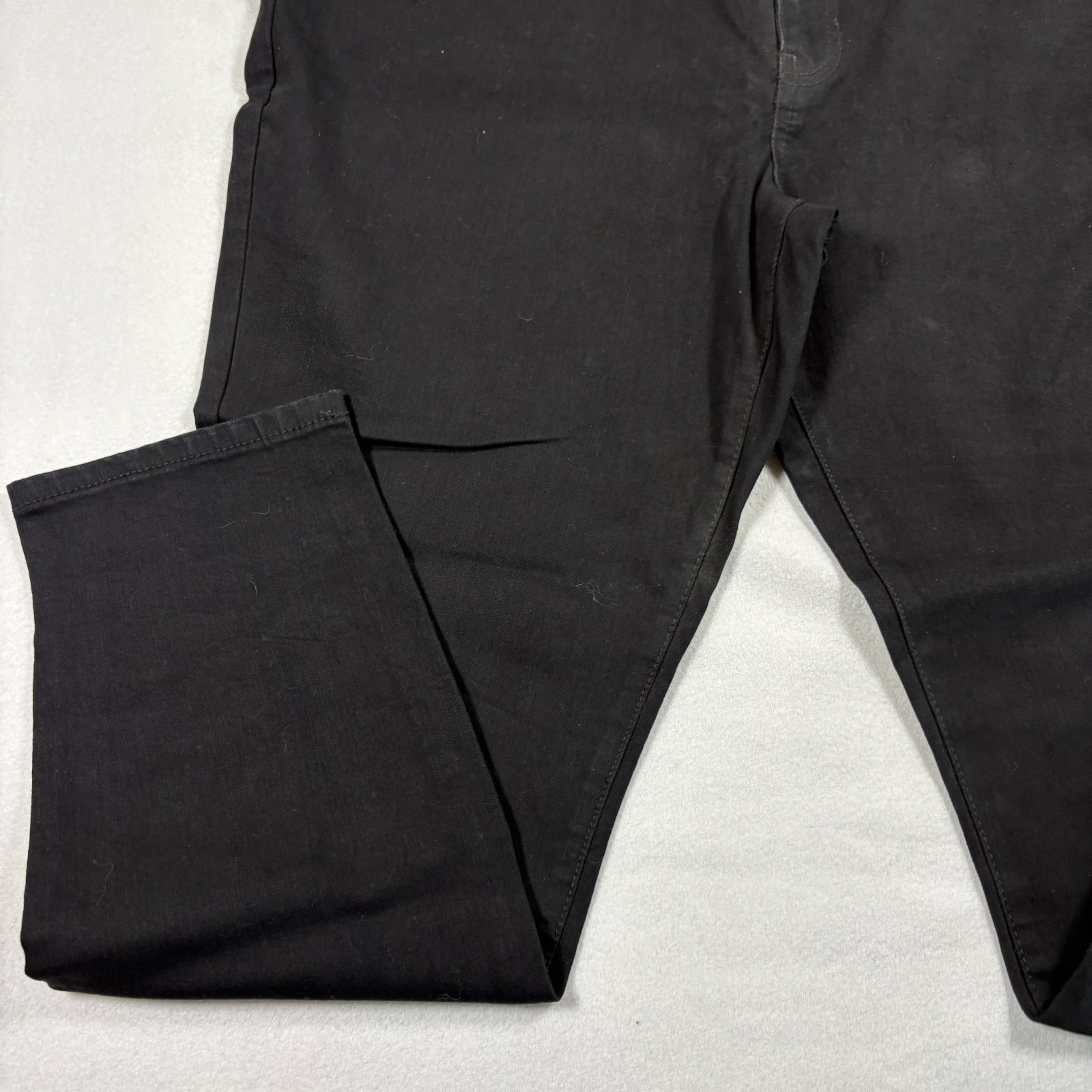 Time And Tru Womens Jeans 20 Black High Rise Skinny Stretch Denim NWT
