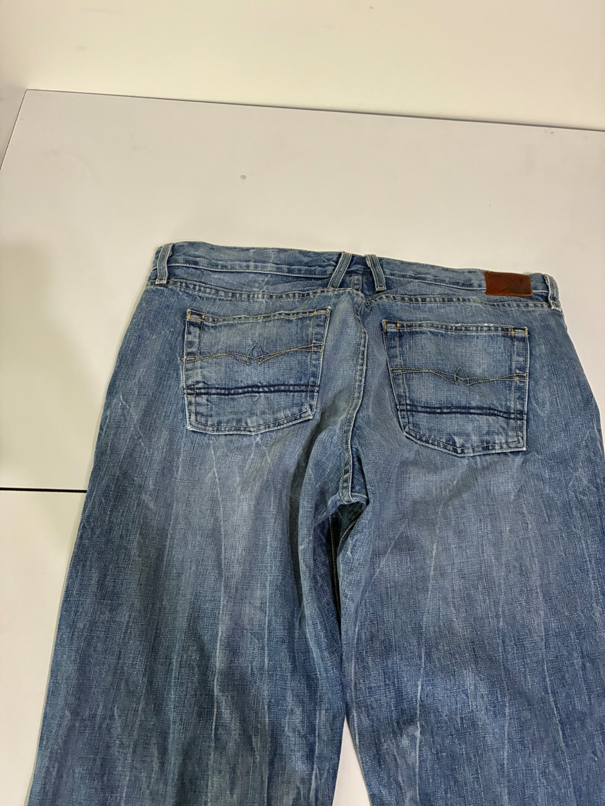 Agave Copper Jeans 40×36 Zuma Vintaged Gringo Whiskered Denim USA Premium 12-188