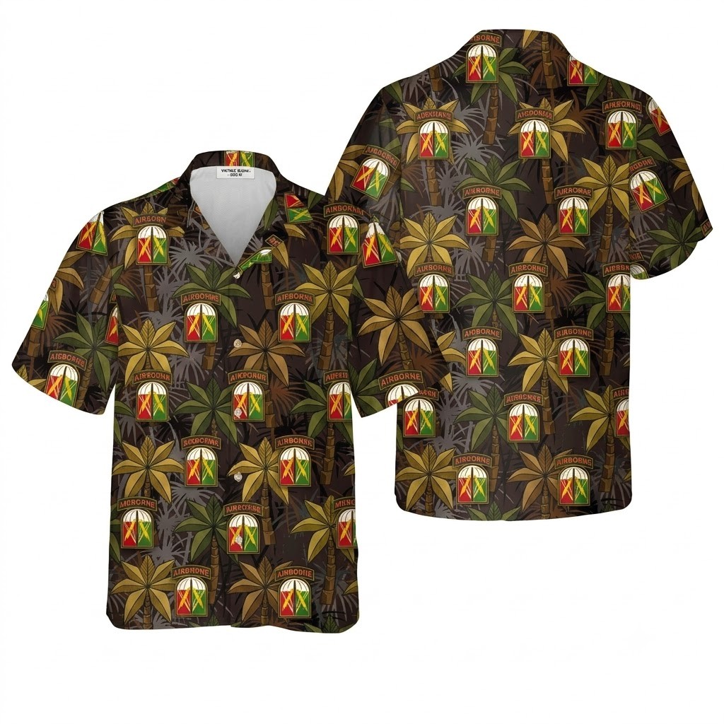 Us Army 528Th Sustainment Brigade (Special Operations) (Airborne) Hawaiian Shirt