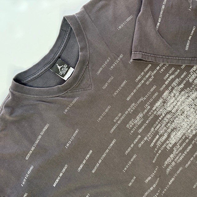 Jordan Jumpman Pull to Eject All-Over Print T-Shirt Size 3XL Charcoal Gray