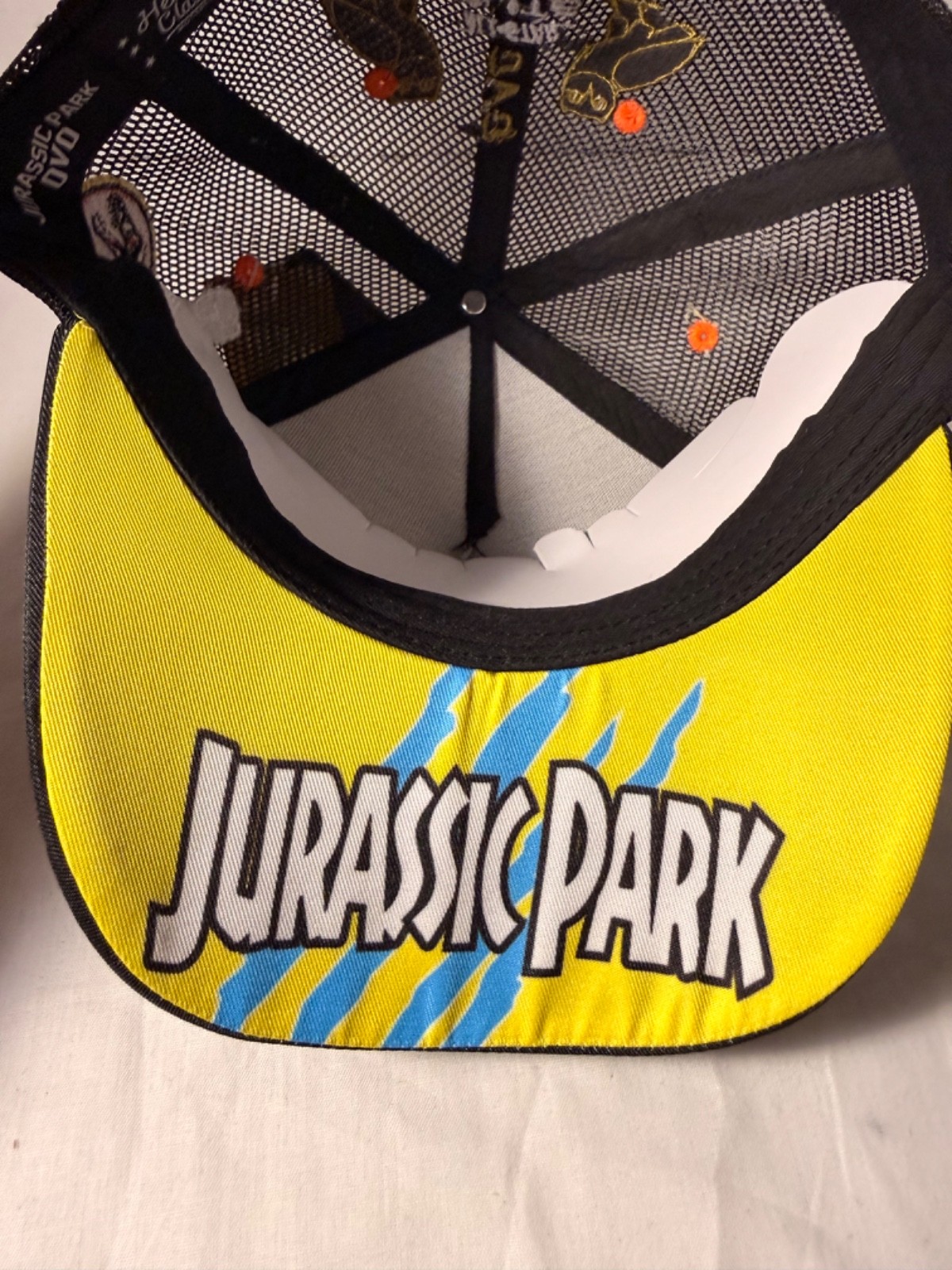 Jurassic Park Dad Hat Snapback Ovo Colab Black Purple Headgear Classic Adjustabl