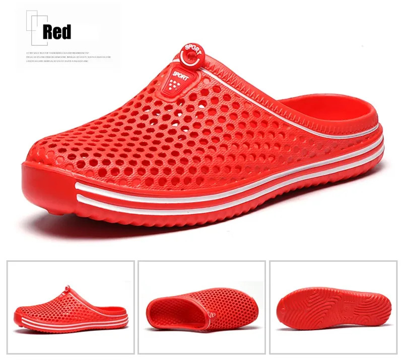 Summer Men Sandals Light EVA Casual Shoes Clogs Outdoor Beach Flat Slippers