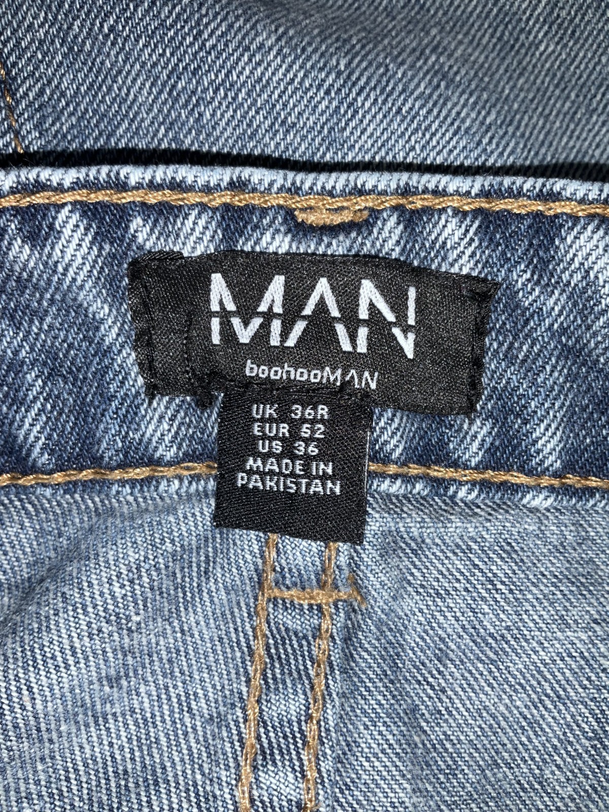 Man BooHooMan Carpenter Jeans Men’s 36