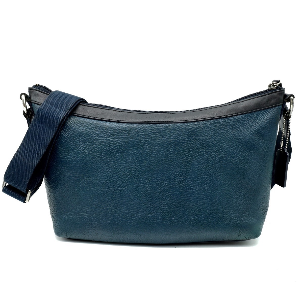 COACH Men s Shoulder Bag Camden Leather Transit Crossbody F71431 Navy